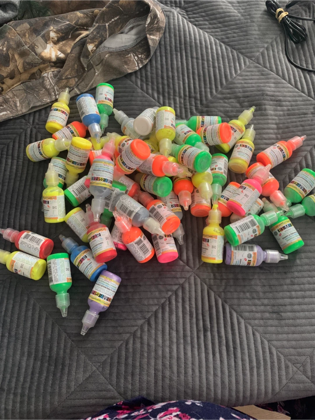 MY-GEAR Fabric Paint - 60 Assorted Colors