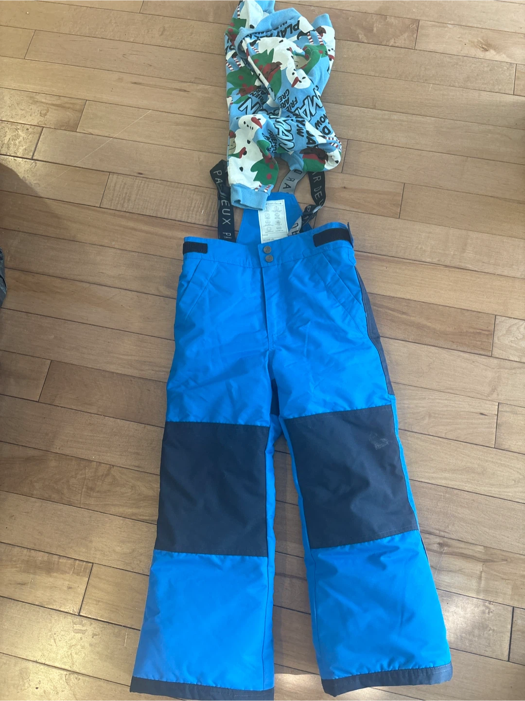 Deux par Blue Ski Snow Bib Overalls Size 6 116cm