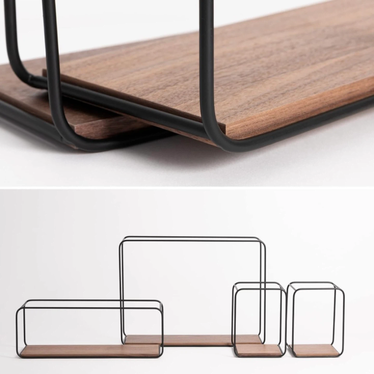 Set of 4 Modern Floating Wall Shelves - photo 4