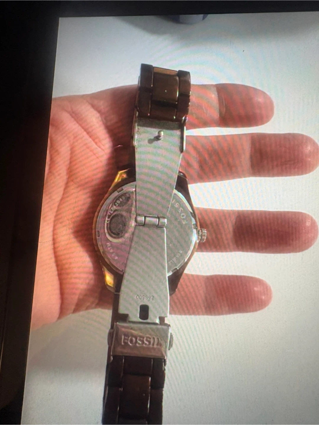 Montre Fossil femme brun avec cristaux - photo 3