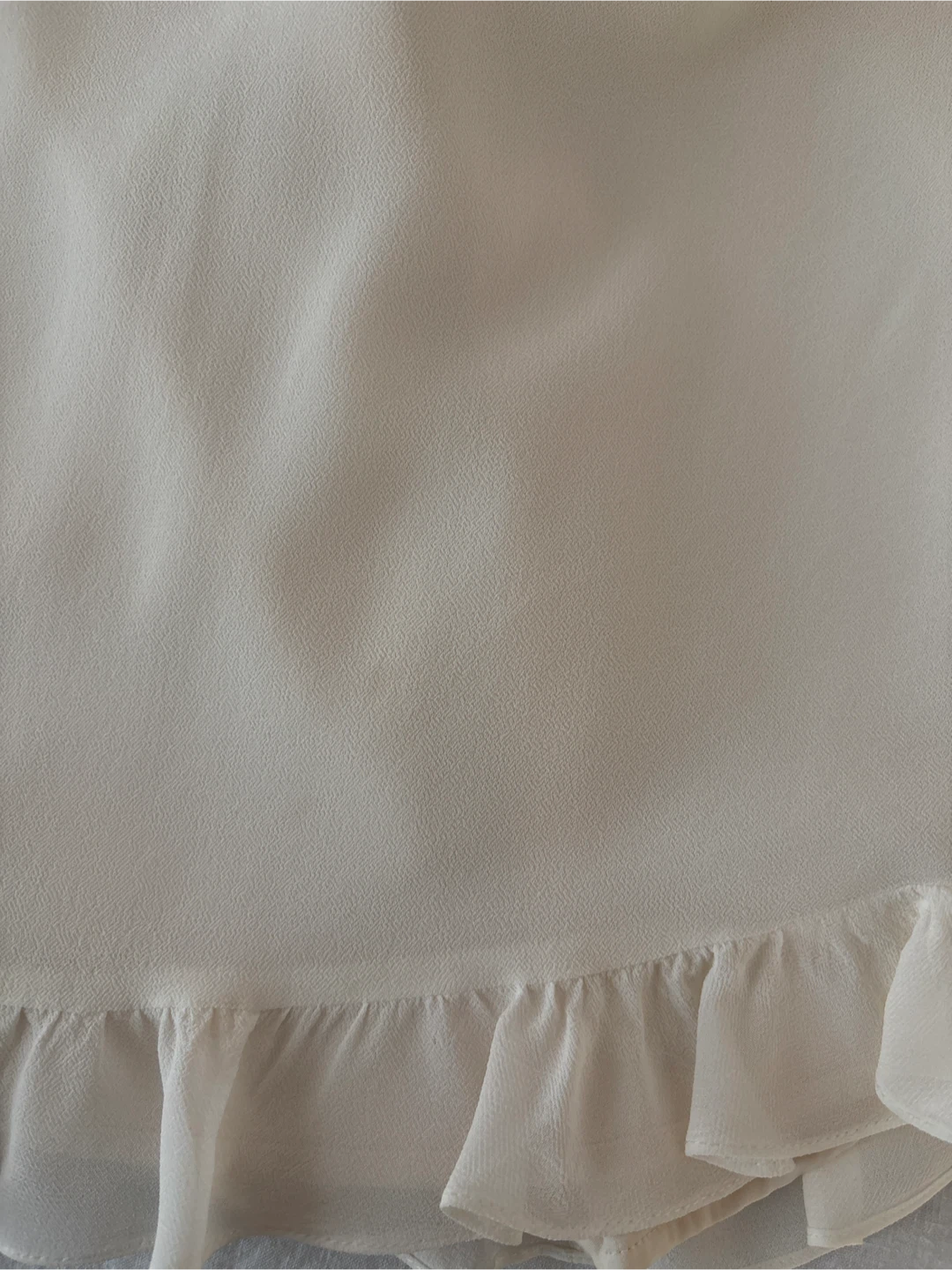 Reformation Cream Ruffle Dress - photo 5