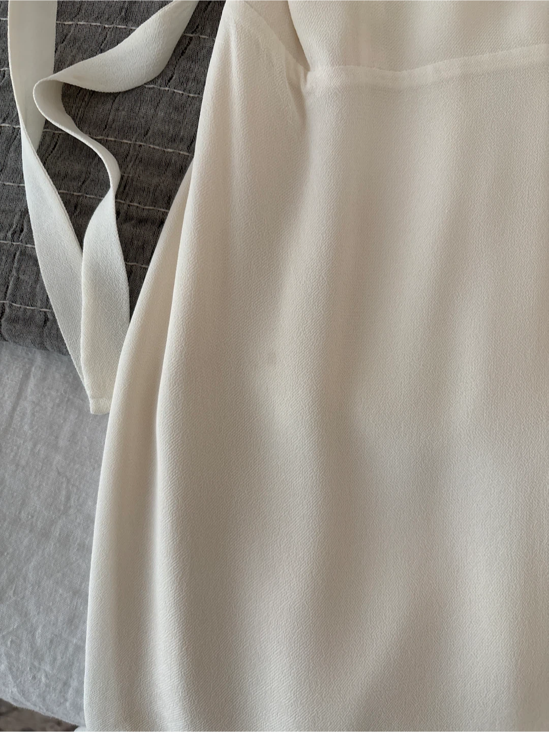 Reformation Cream Ruffle Dress - photo 4