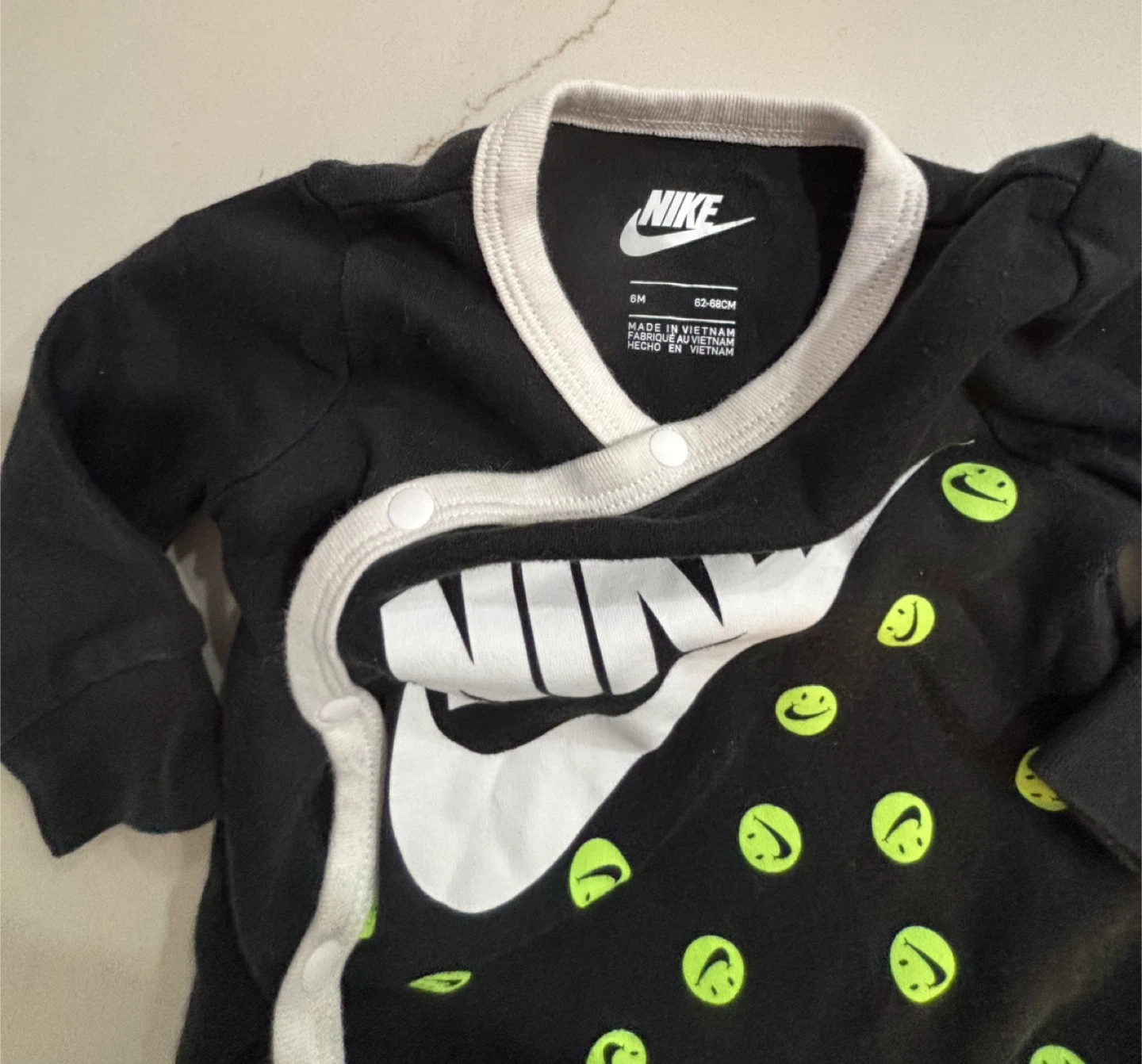 $5 for Both. Nike & Puma Baby Sleepers - Size 3-6M - photo 2