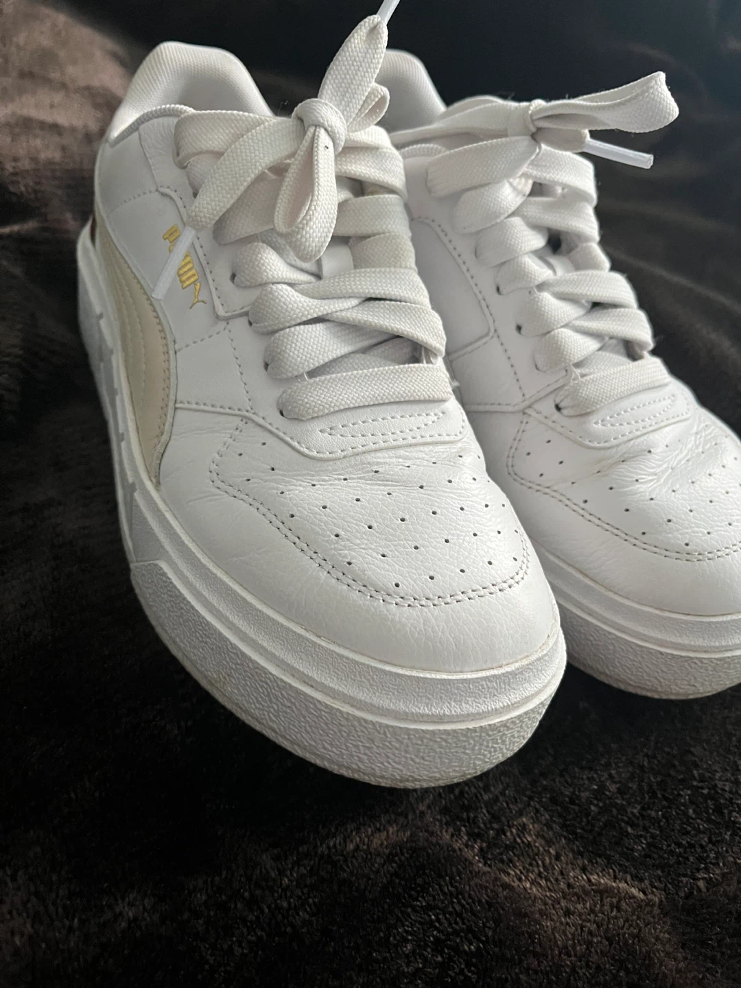 Puma White Leather Sneakers - photo 5