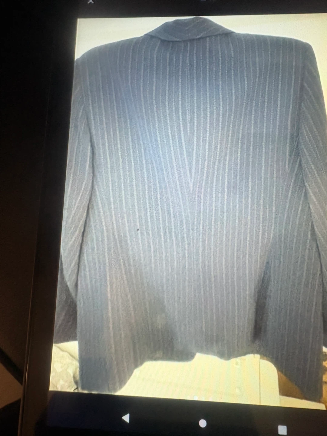 JONES NEW YORK SUIT Petite 10P Ensemble Veston et Pantalon Rayé - photo 2