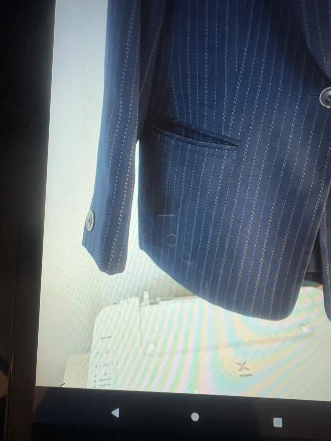 JONES NEW YORK SUIT Petite 10P Ensemble Veston et Pantalon Rayé - photo 4