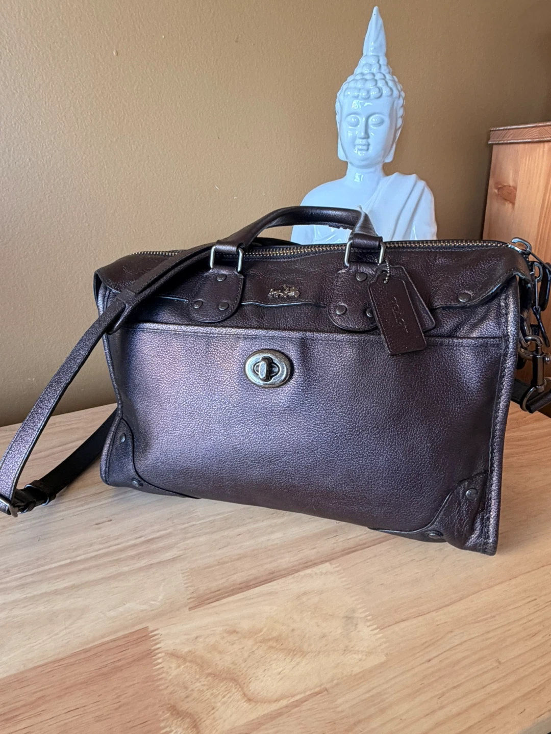 Coach Leather Satchel Bag