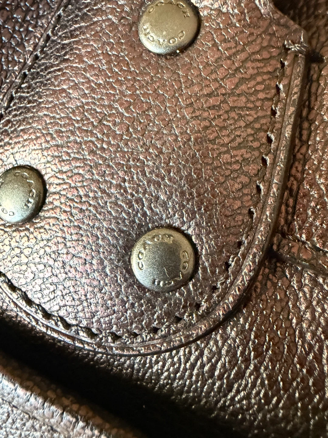Coach Leather Satchel Bag - photo 4