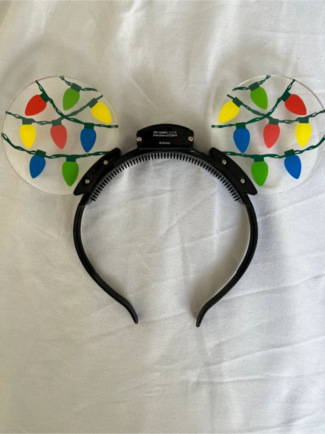 Disney Light-Up Holiday Mickey Ears Headband - photo 2