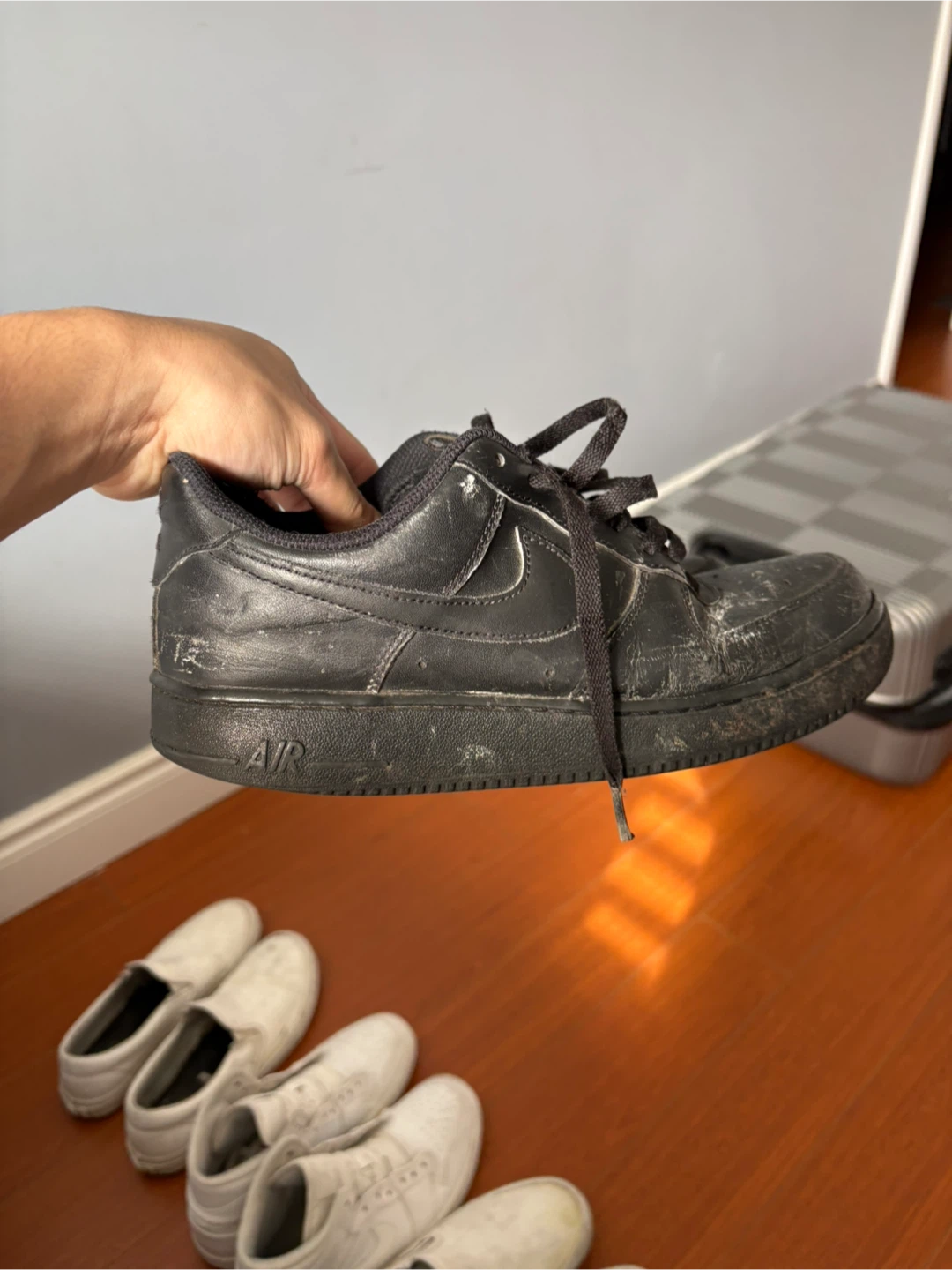 Nike Air Force 1 Low Men's Size 8.5 Black - photo 2