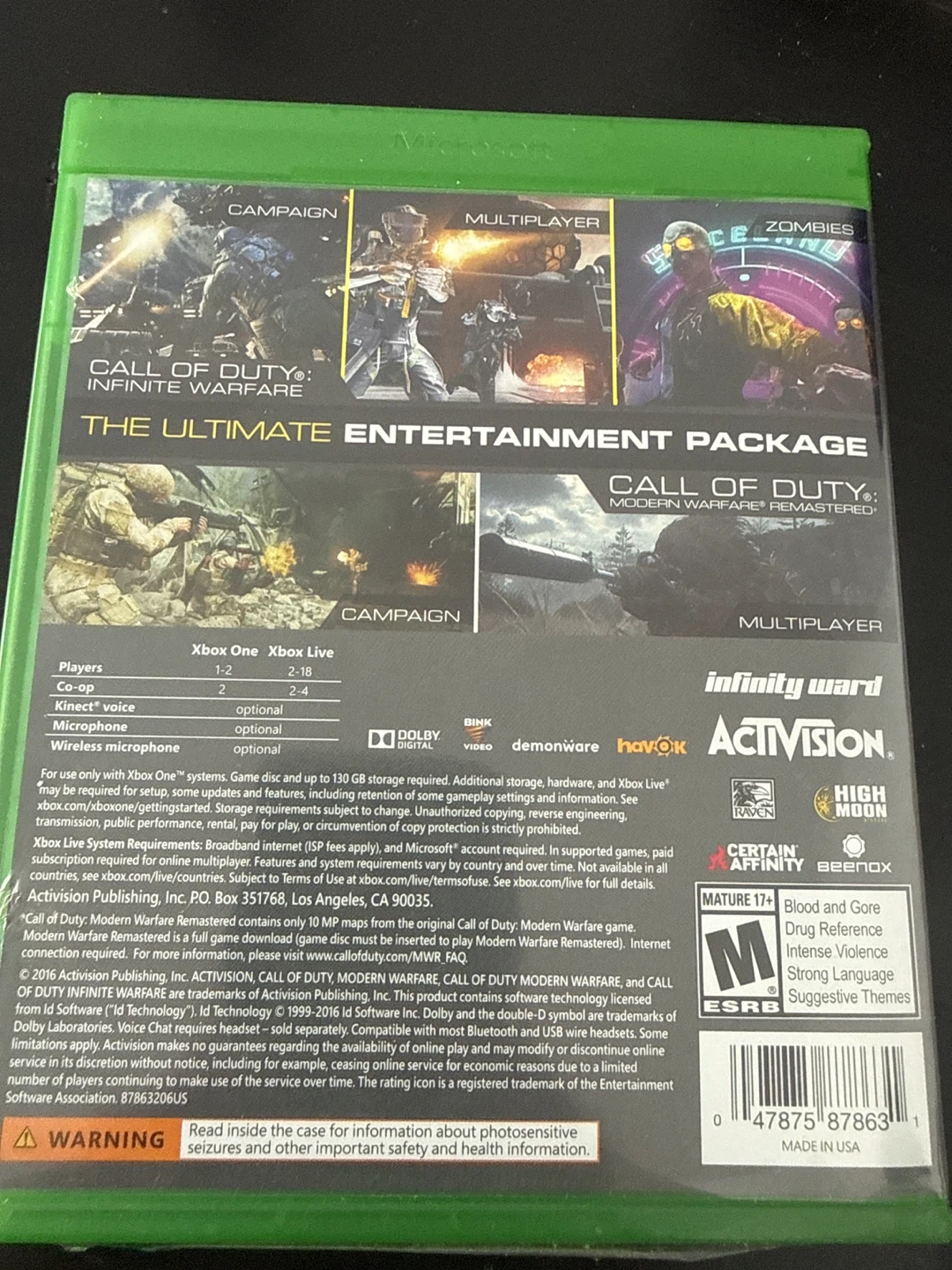 Call of Duty: Infinite Warfare Legacy Edition Xbox One - photo 3