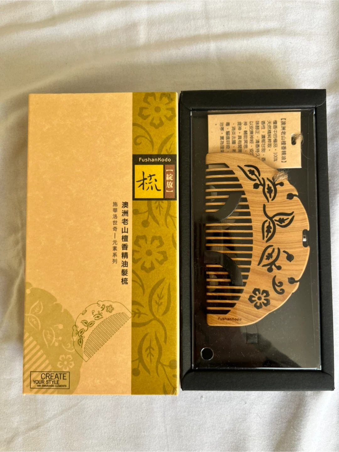 Sandalwood hair Comb