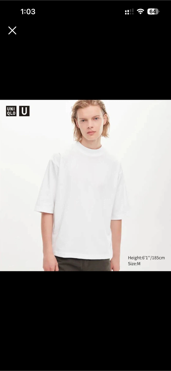 UNIQLO OVERSIZED T-SHIRT (M) UNISEX