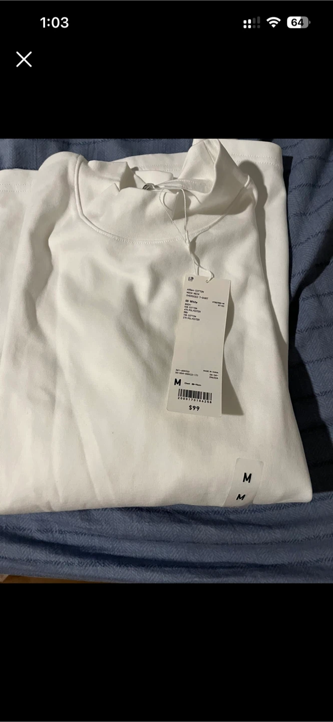 UNIQLO OVERSIZED T-SHIRT (M) UNISEX - photo 2
