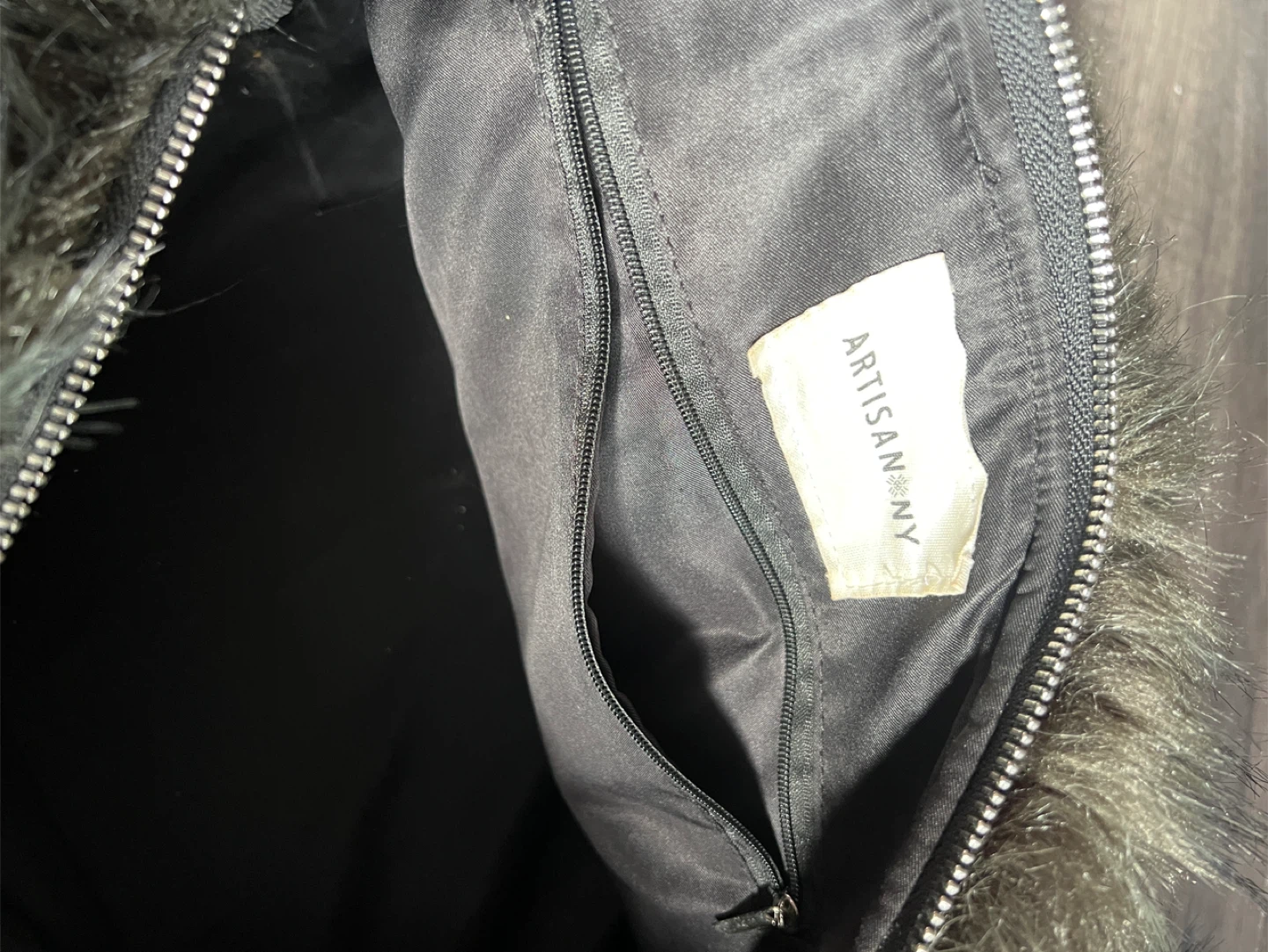 Artisan NY Faux Fur Duffel Bag - photo 5