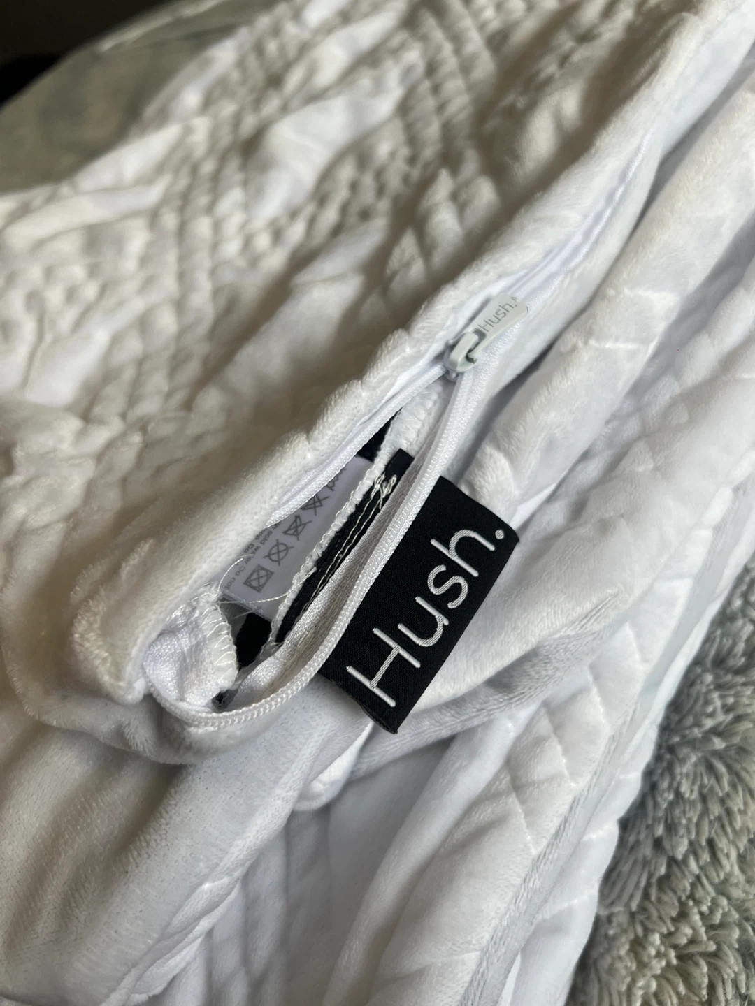 Hush White Duvet Cover - White