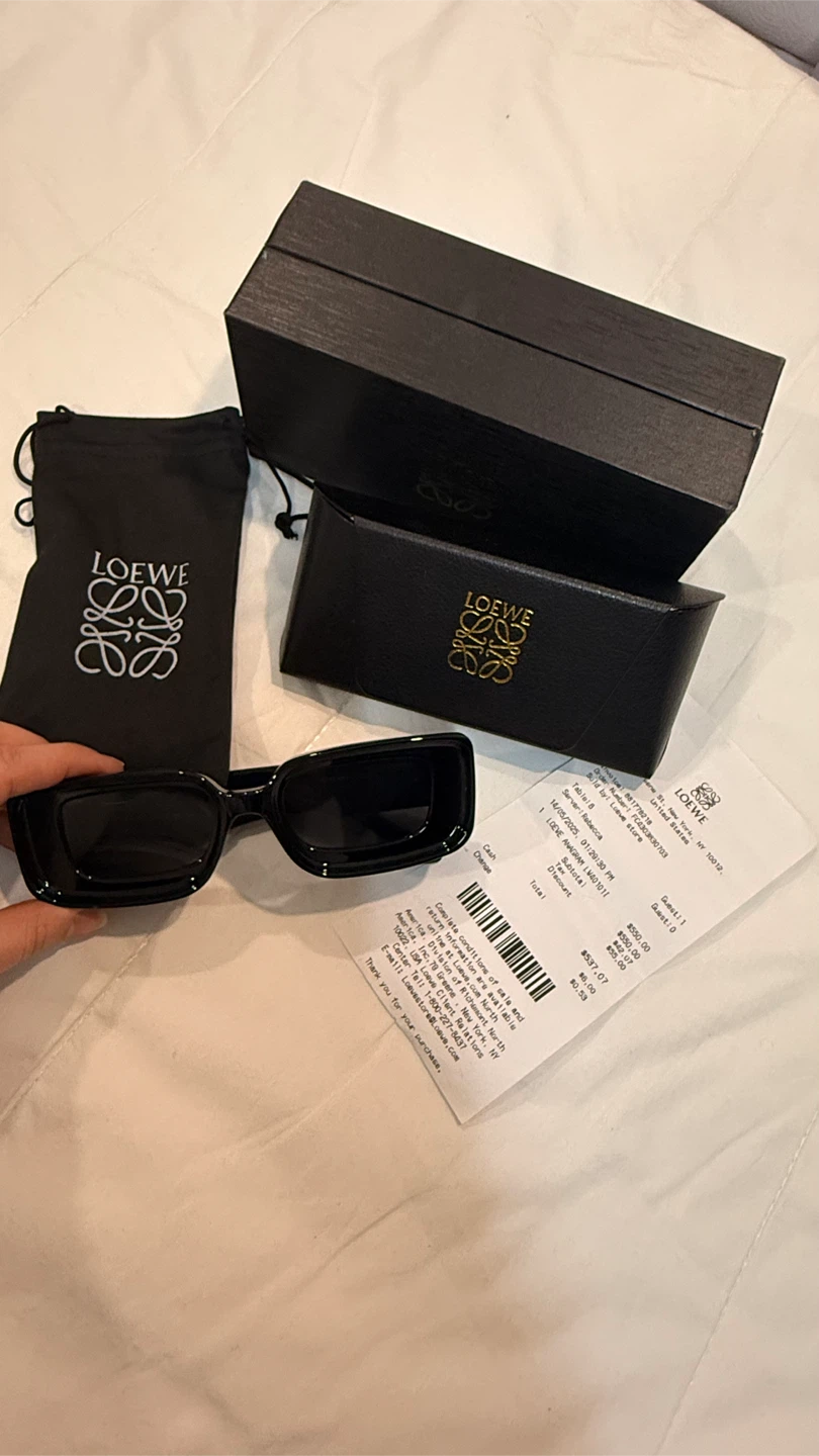 Loewe Black Acetate Sunglasses - photo 2