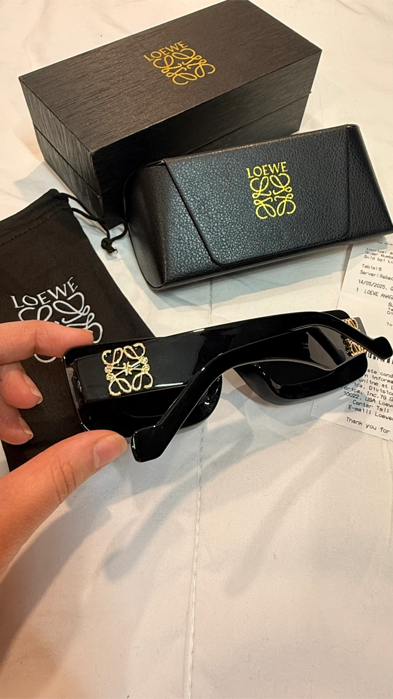 Loewe Black Acetate Sunglasses - photo 4