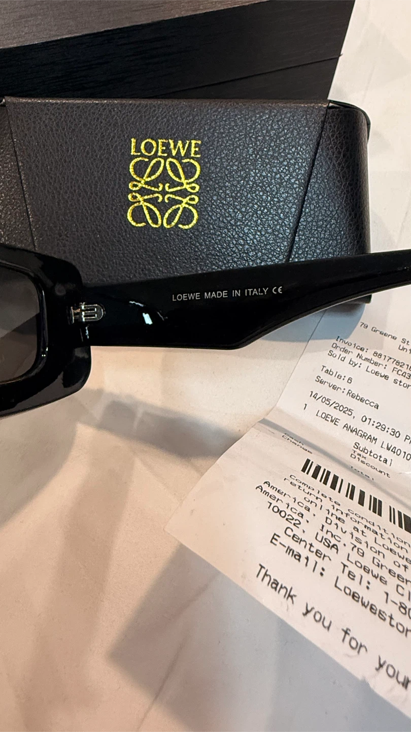 Loewe Black Acetate Sunglasses - photo 5