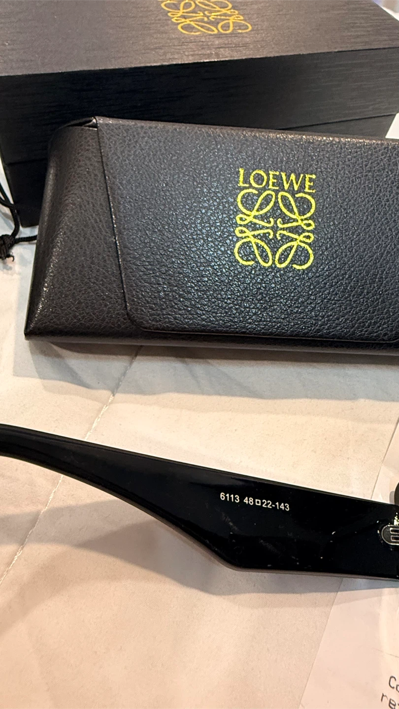 Loewe Black Acetate Sunglasses - photo 3