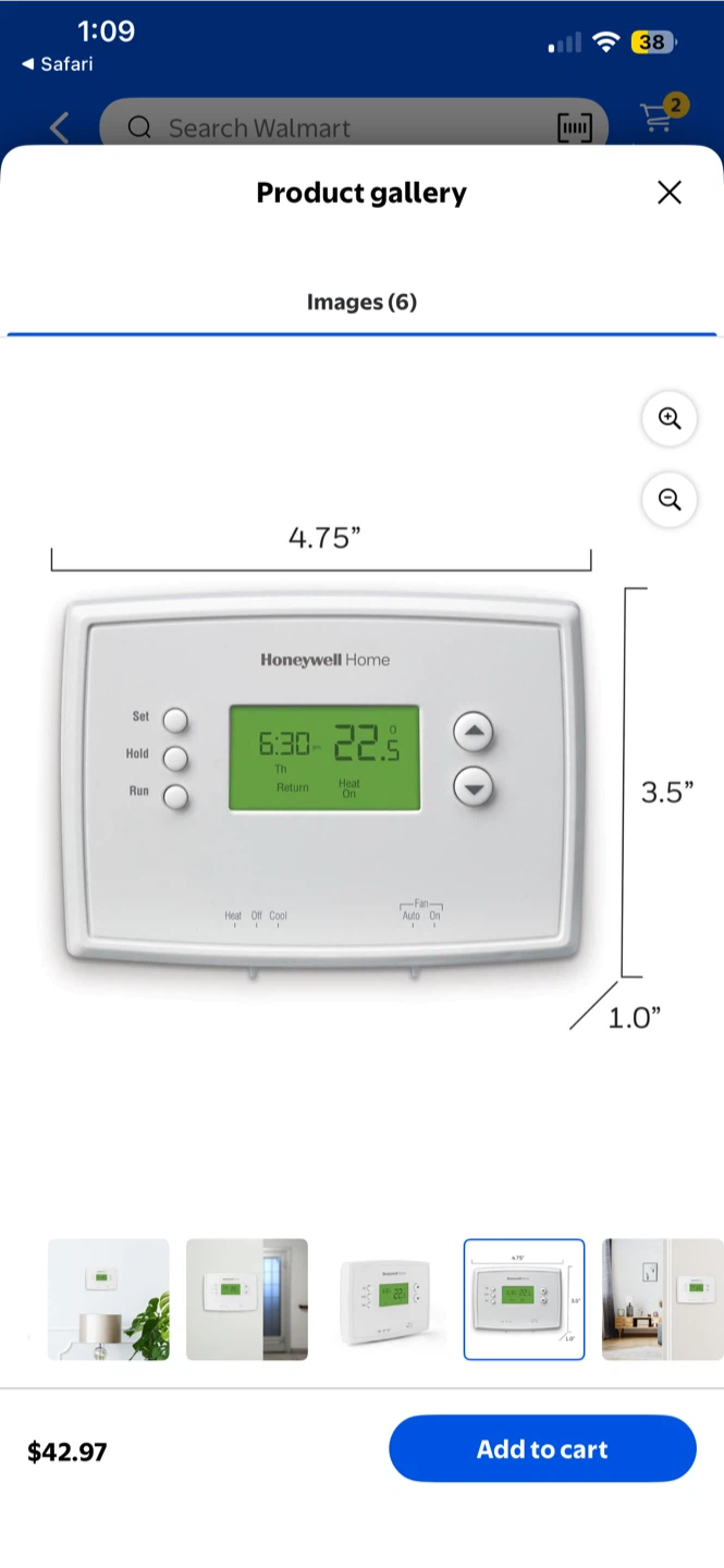 Honeywell Home Digital Thermostat - photo 4