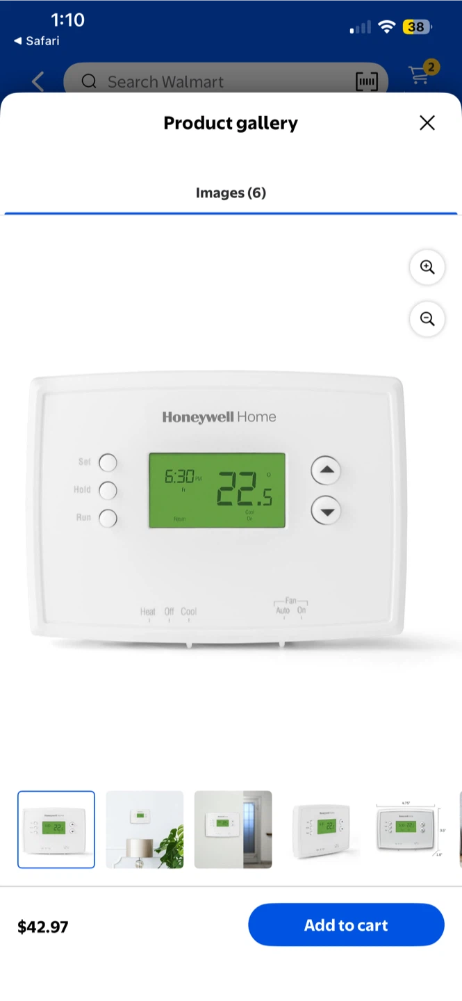 Honeywell Home Digital Thermostat