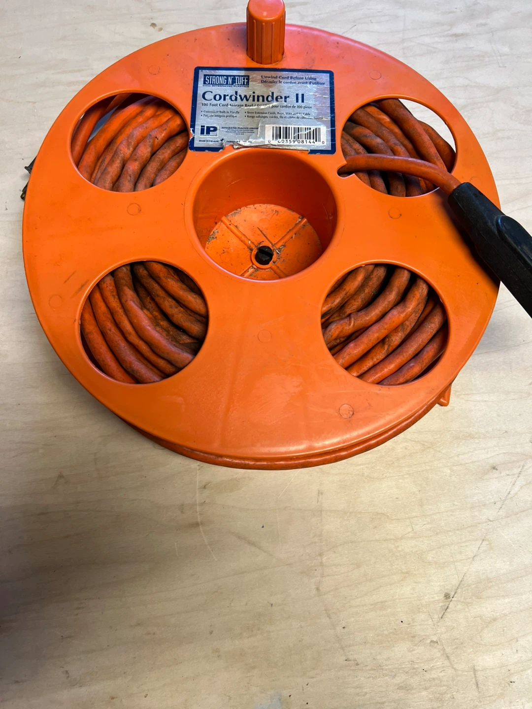 STRONG N' TUFF Cordwinder II 100 Foot Cord Storage Reel