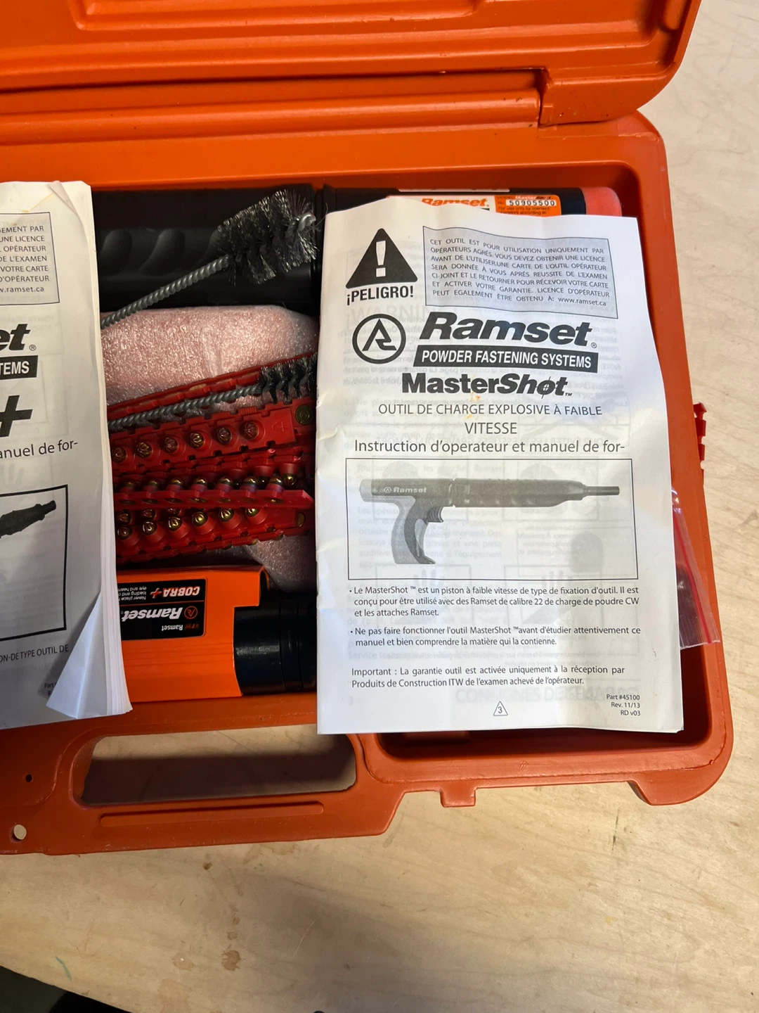 Ramset Cobra+ Powder Actuated Tool Kit - photo 4