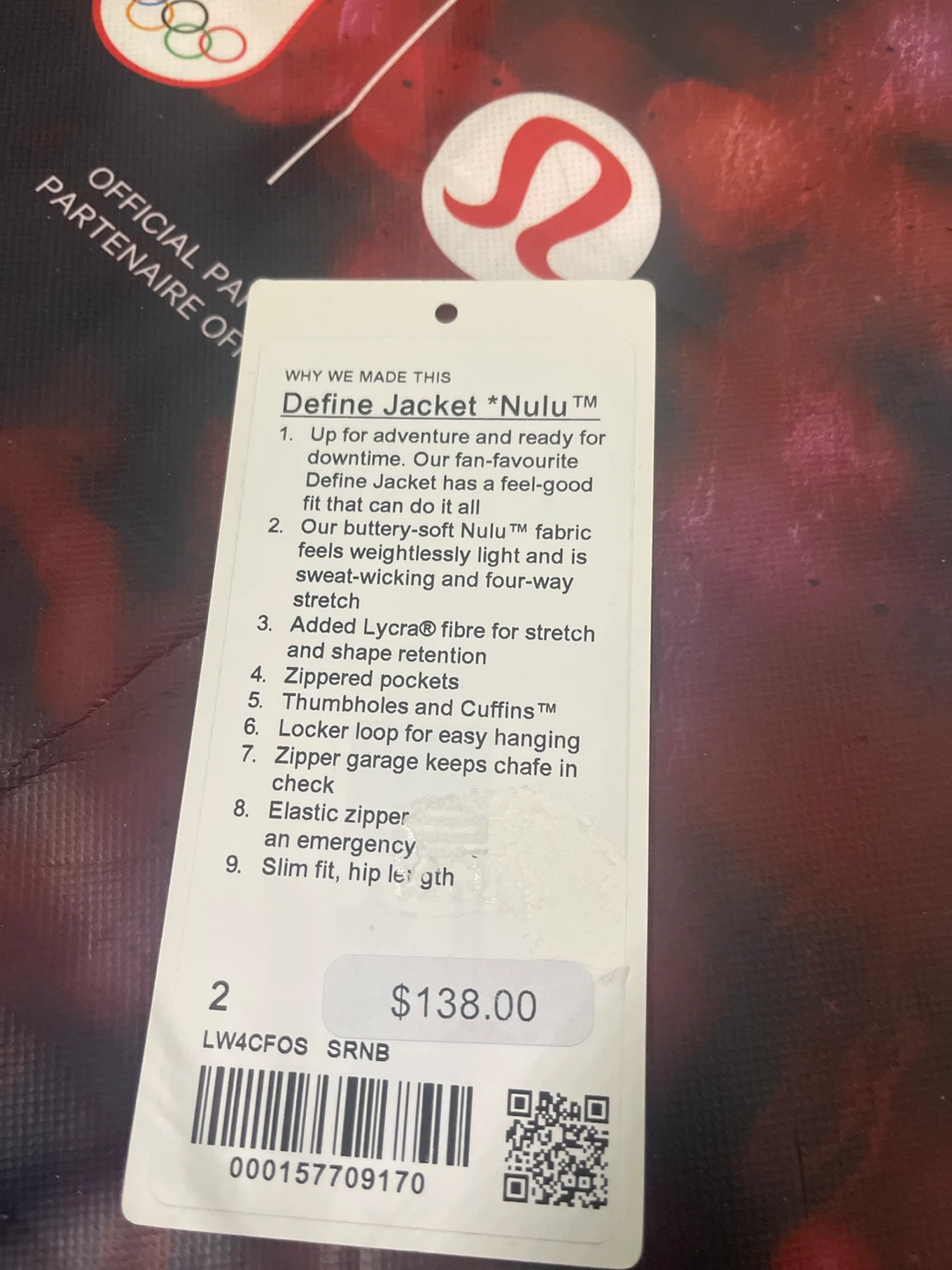 Lululemon Define Jacket Nulu Size 2 Light Purple - photo 4