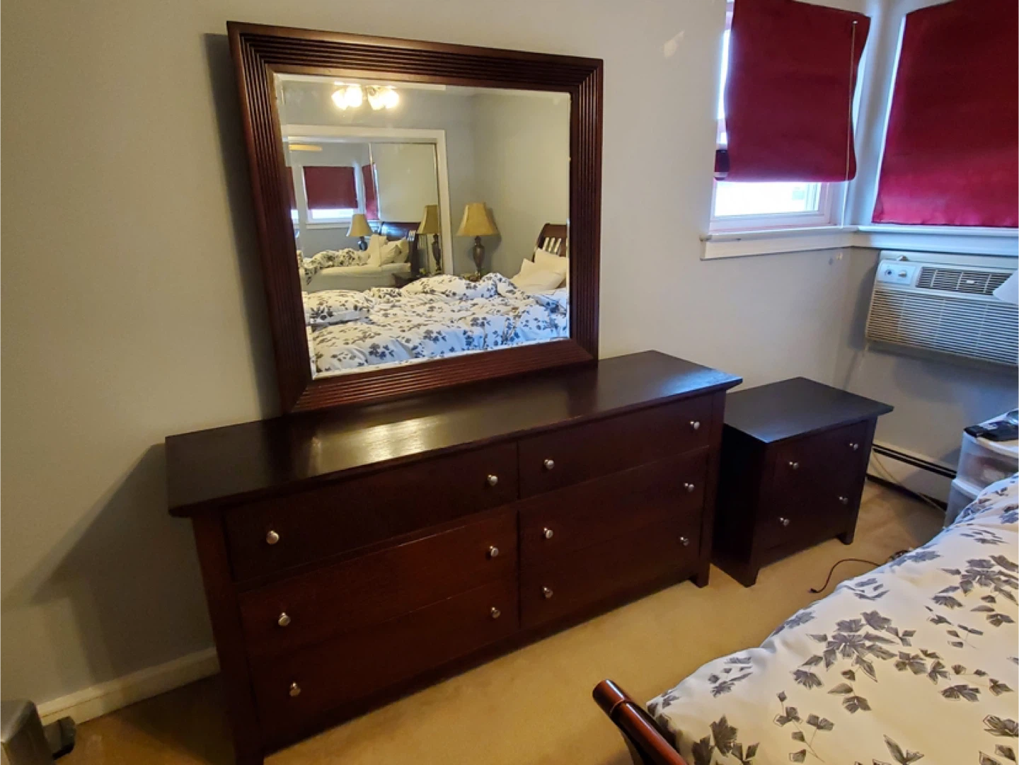 Dark Brown Woof Queen Size Bed frame - photo 2
