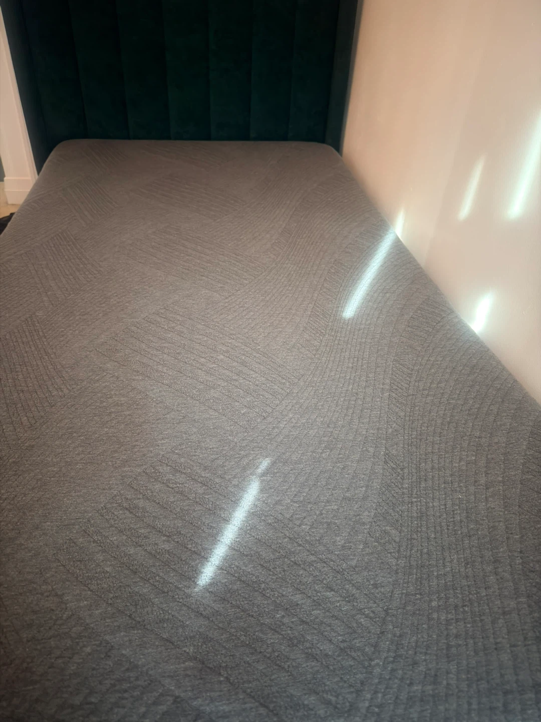 Twin bed frame with mattress and mattress pad - photo 5