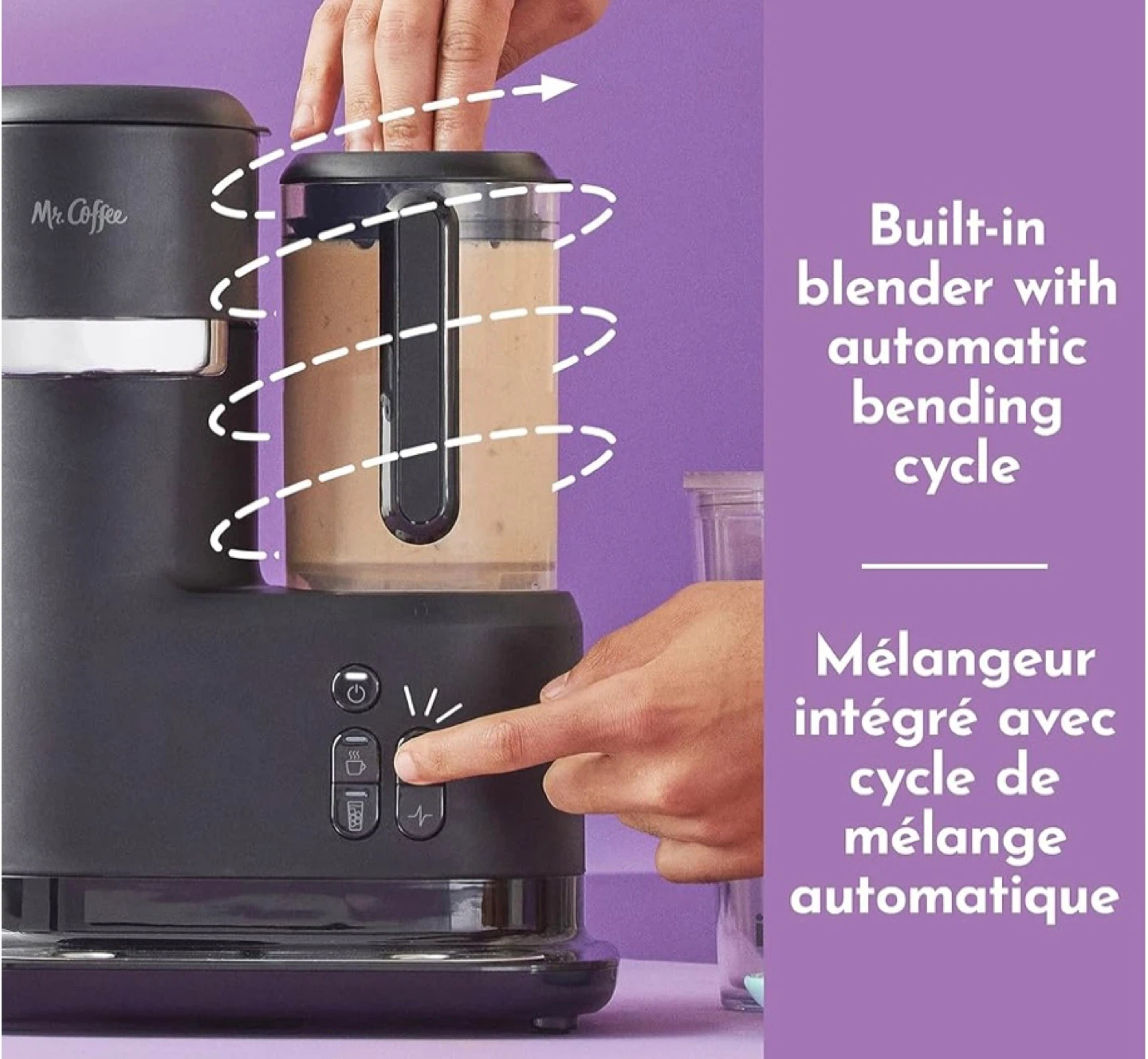 Mr. Coffee Coffee Maker with Built-in Blender hot and cold - photo 3