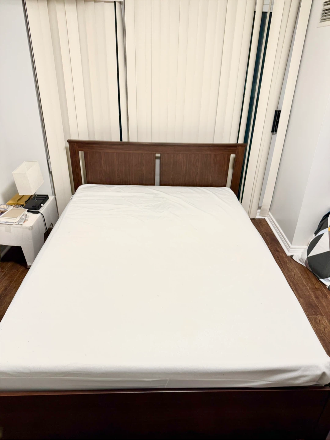 IKEA SONGESAND Queen Bed Frame & Mattress - photo 3