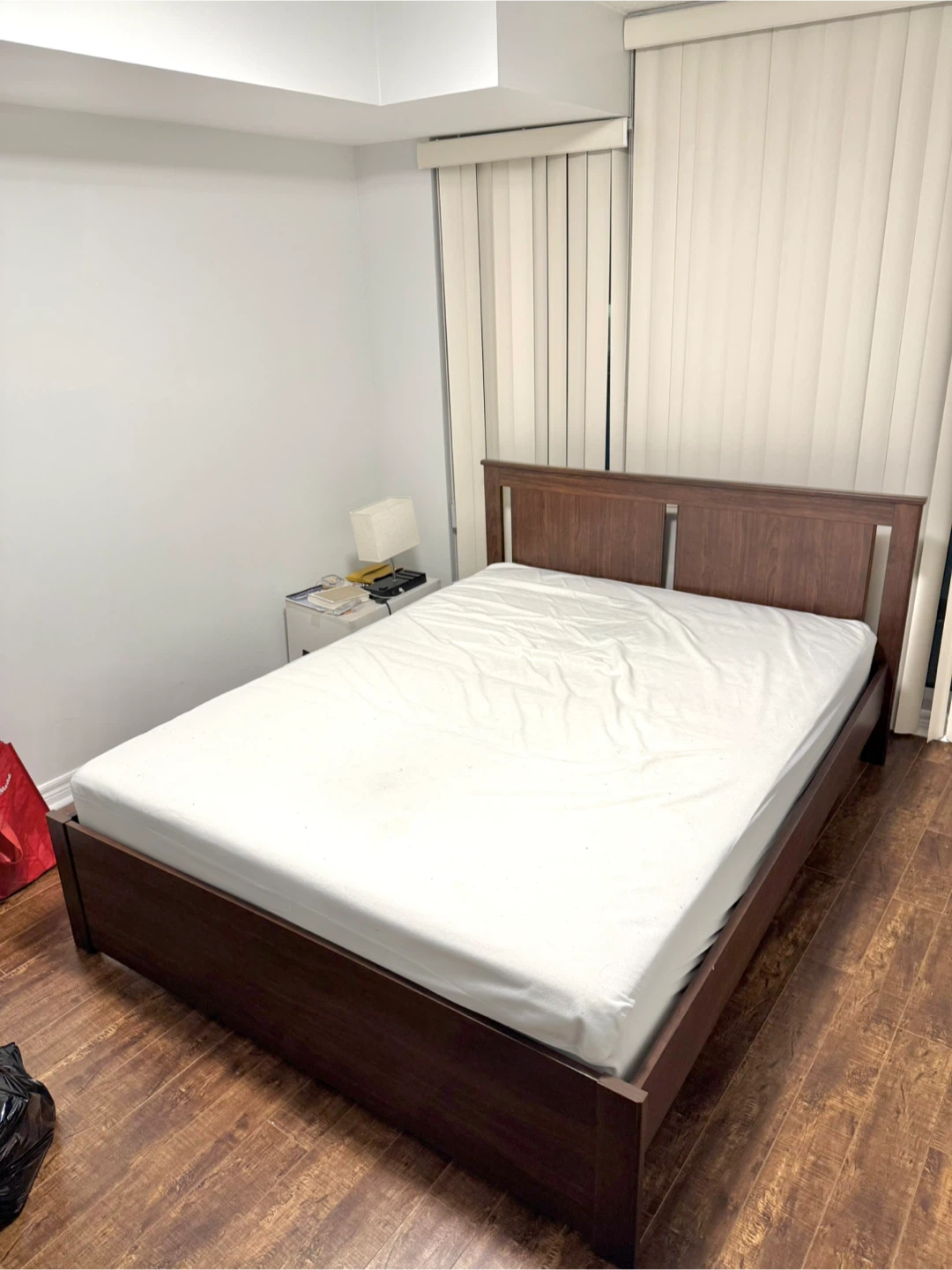 IKEA SONGESAND Queen Bed Frame & Mattress