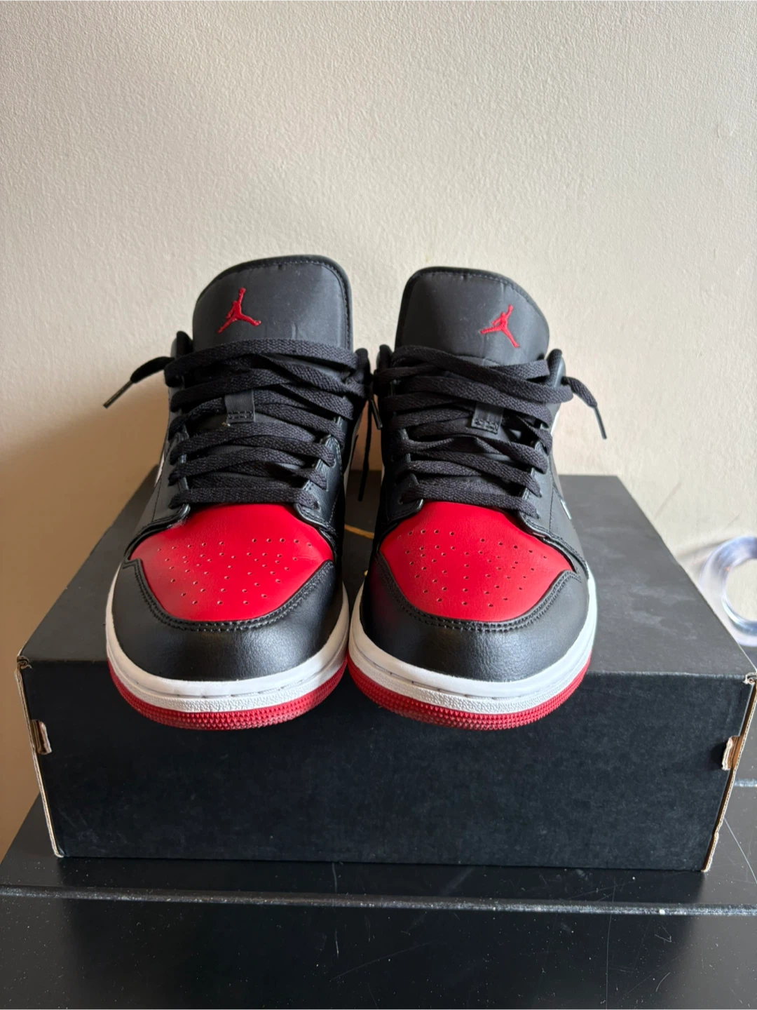 Air Jordan 1 Low Bred Toe 2.0 Men’s Sz 12 - photo 2