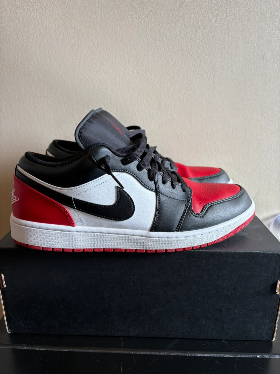 Air Jordan 1 Low Bred Toe 2.0 Men’s Sz 12