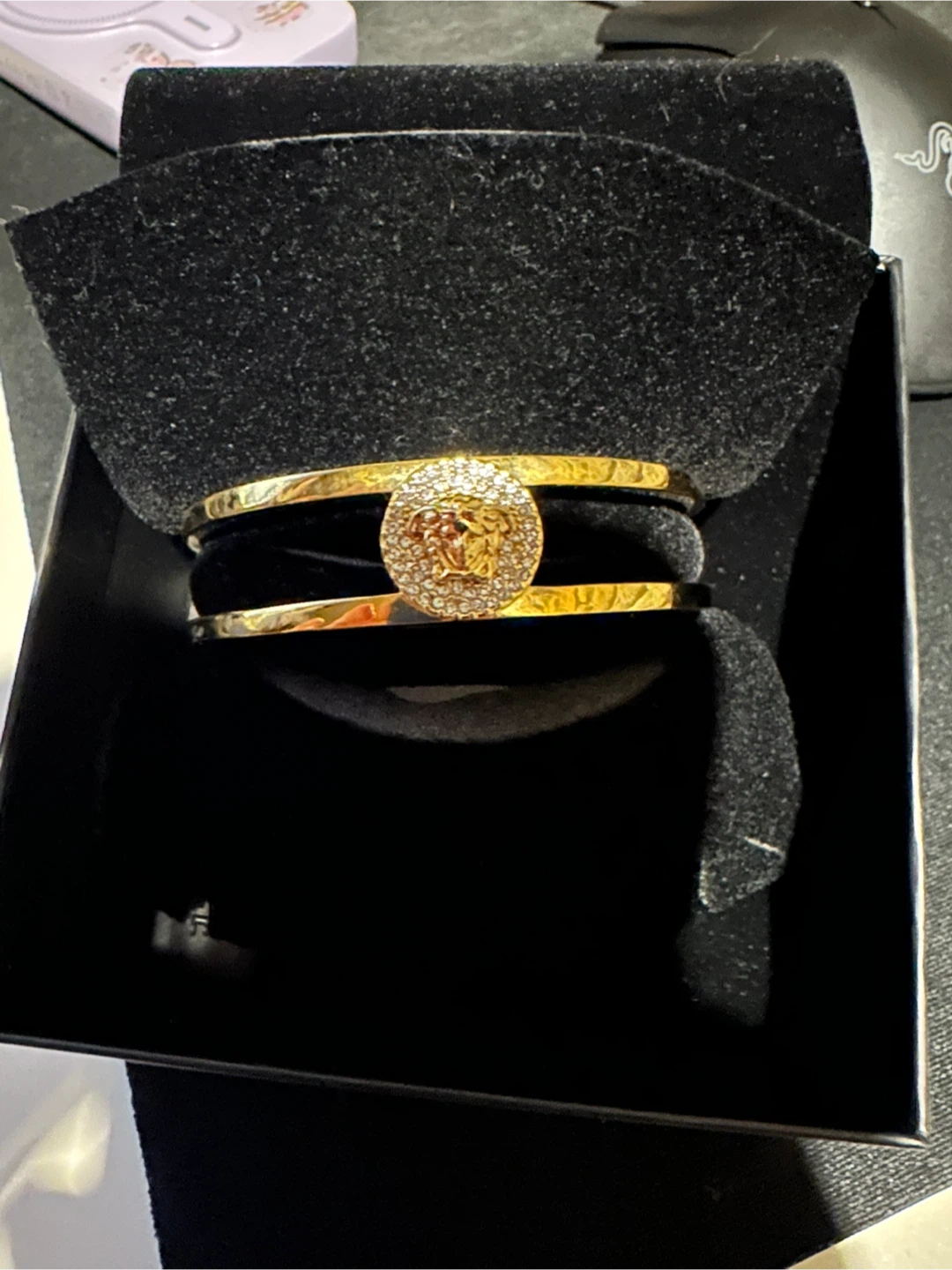 Versace Gold Bangle Bracelet - photo 4