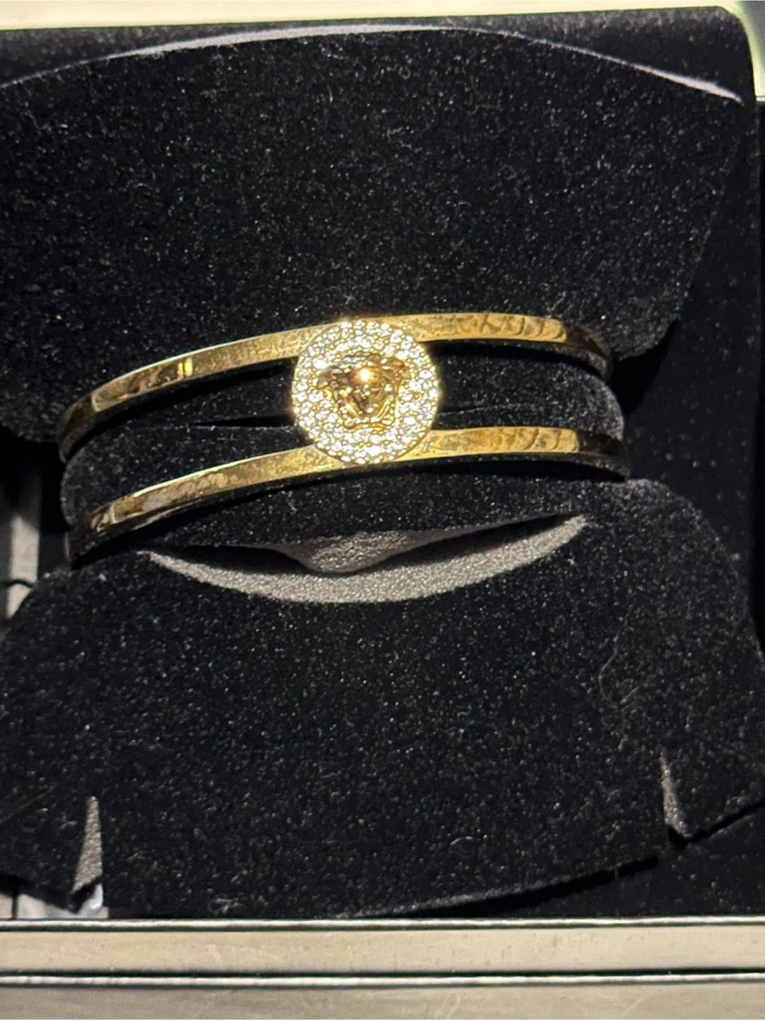 Versace Gold Bangle Bracelet - photo 5
