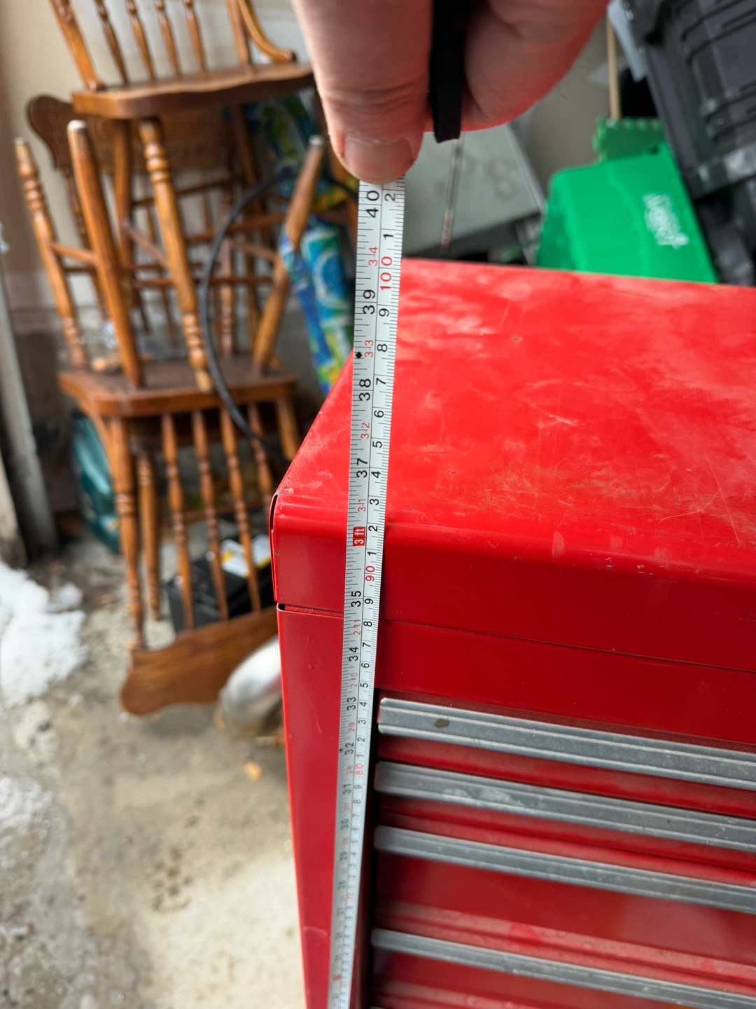 Red 5-Drawer Rolling Tool Chest - photo 5