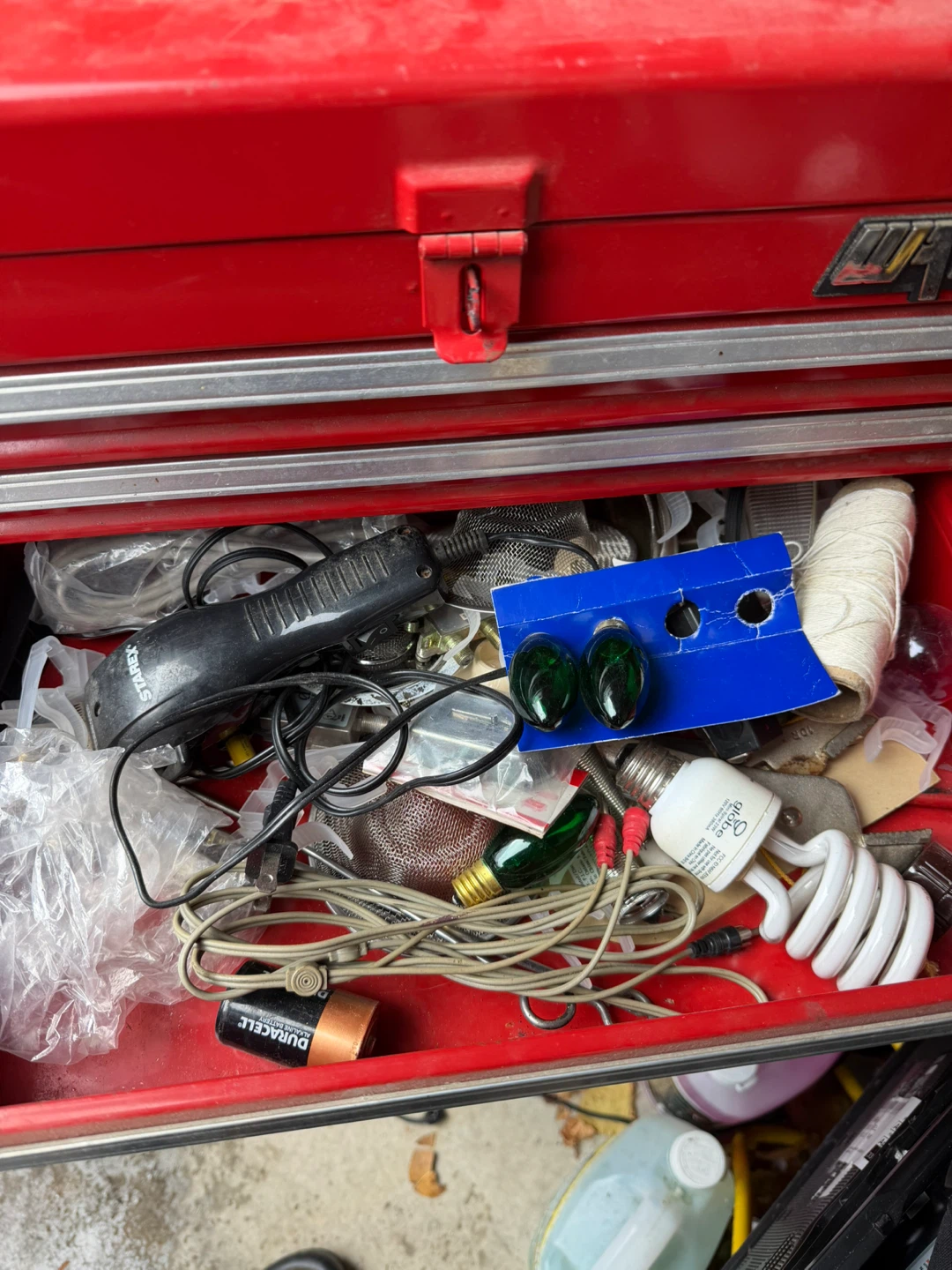 Red 5-Drawer Rolling Tool Chest - photo 3