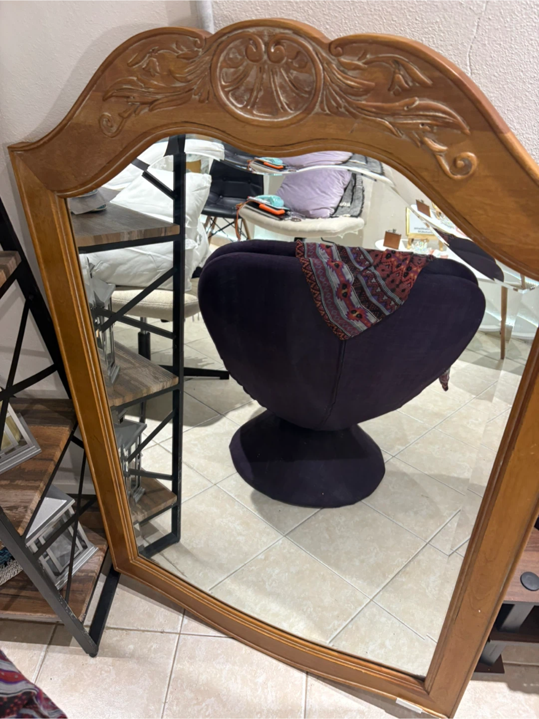 Ethan Allen Wood Framed Mirror - photo 2