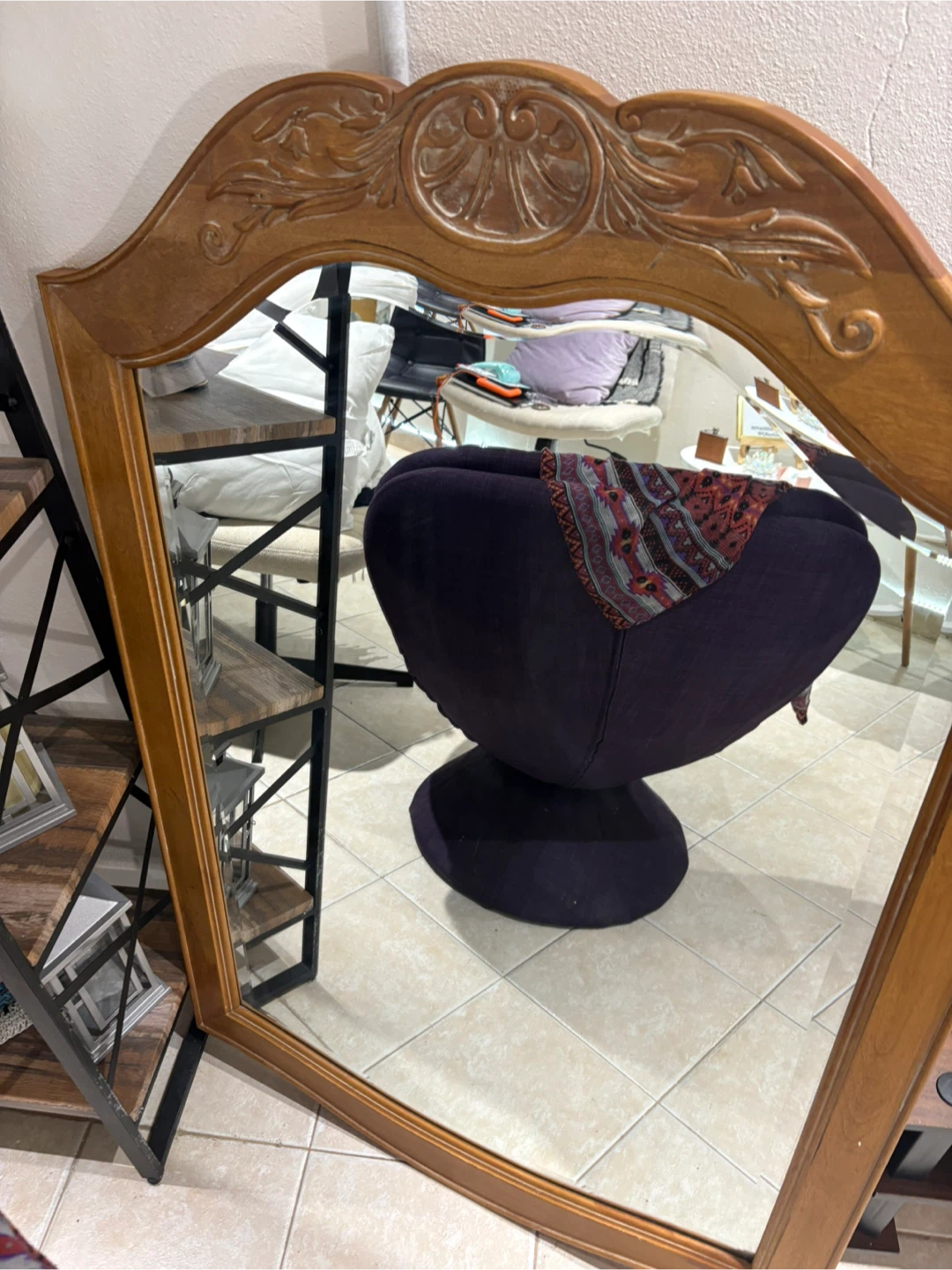 Ethan Allen Wood Framed Mirror - photo 3