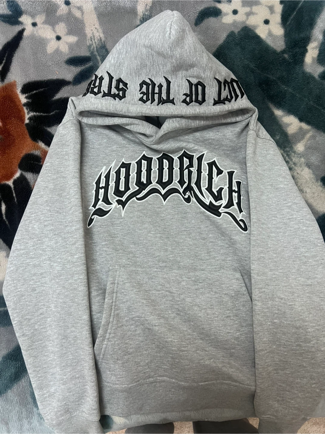 Hoodrich Grey Hoodie Size S
