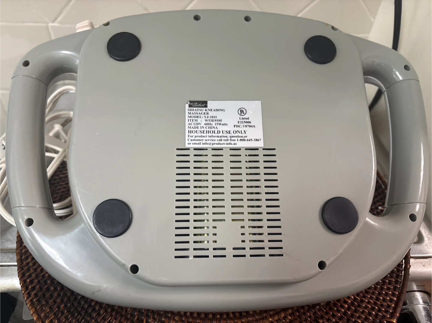 Health Select Kneading Massager YZ-J11 - photo 2