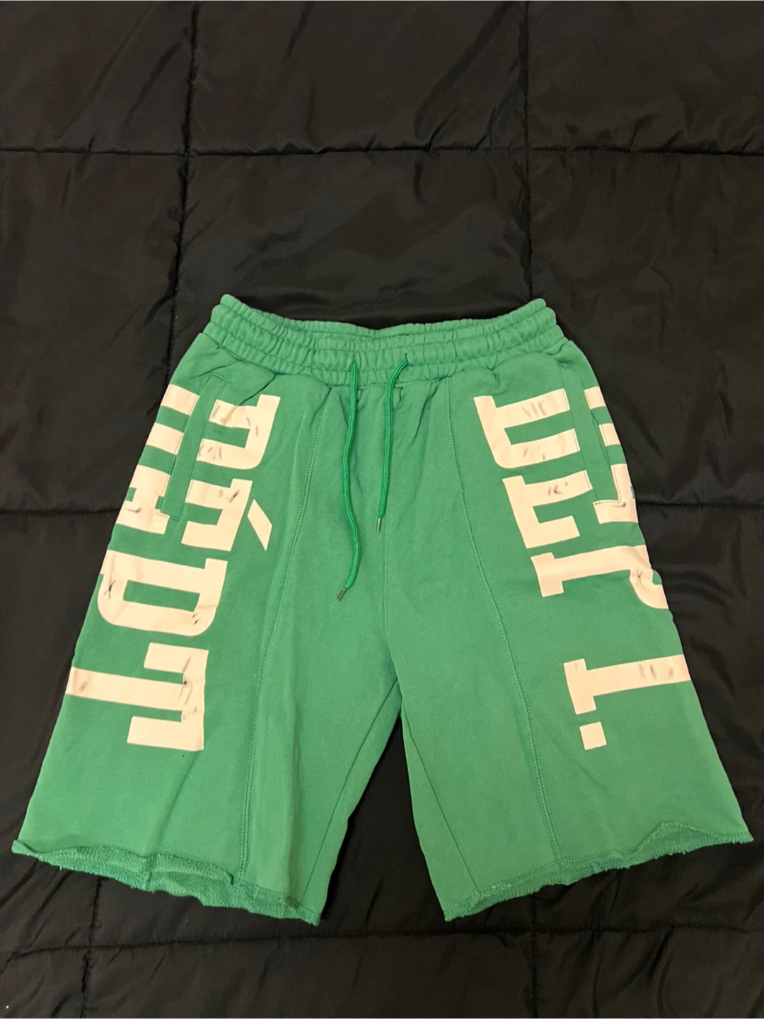 Gallery Dept. Green Sweat Shorts Size M - photo 3