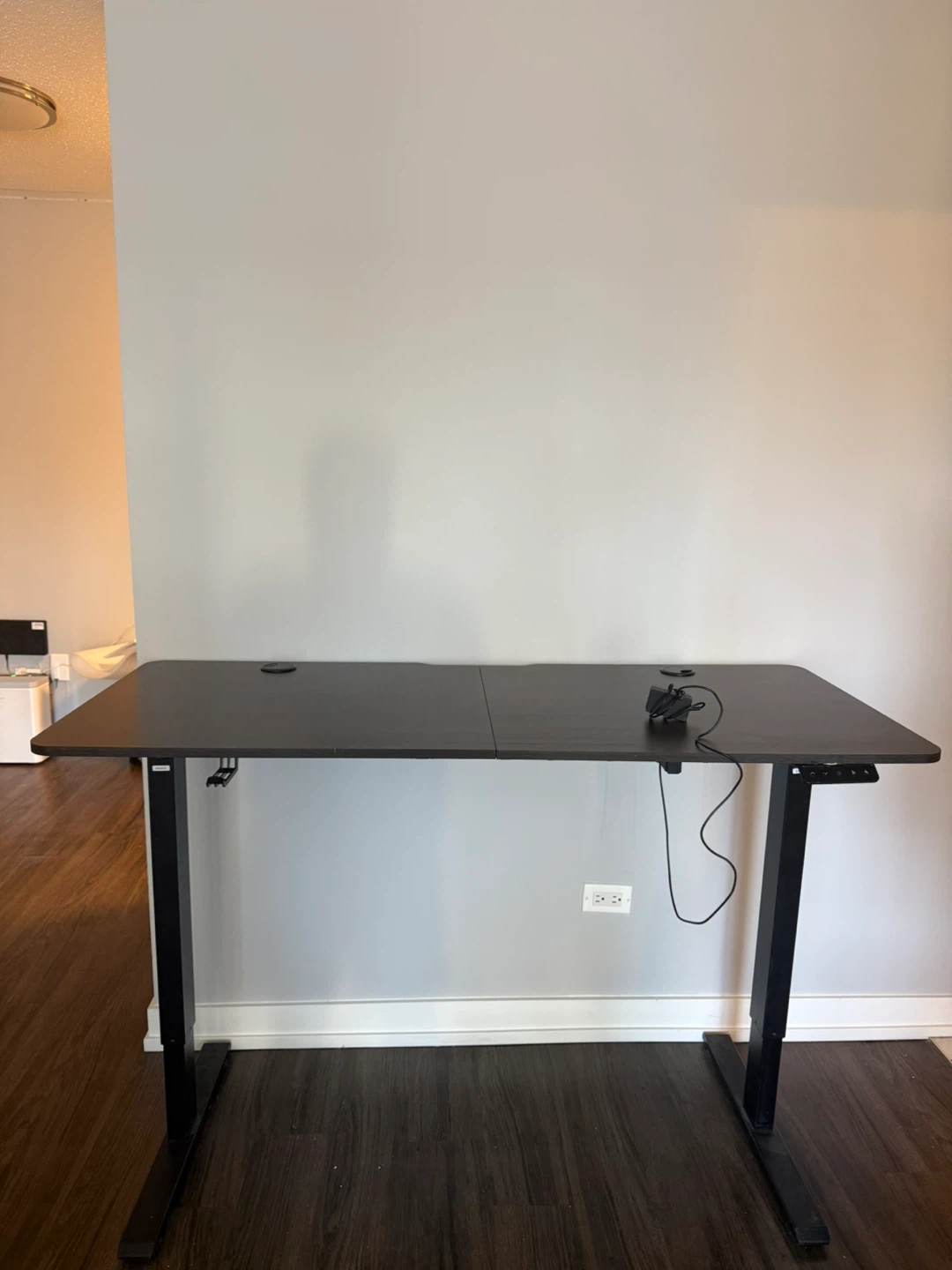 Standing Desk - Dark Wood Finish