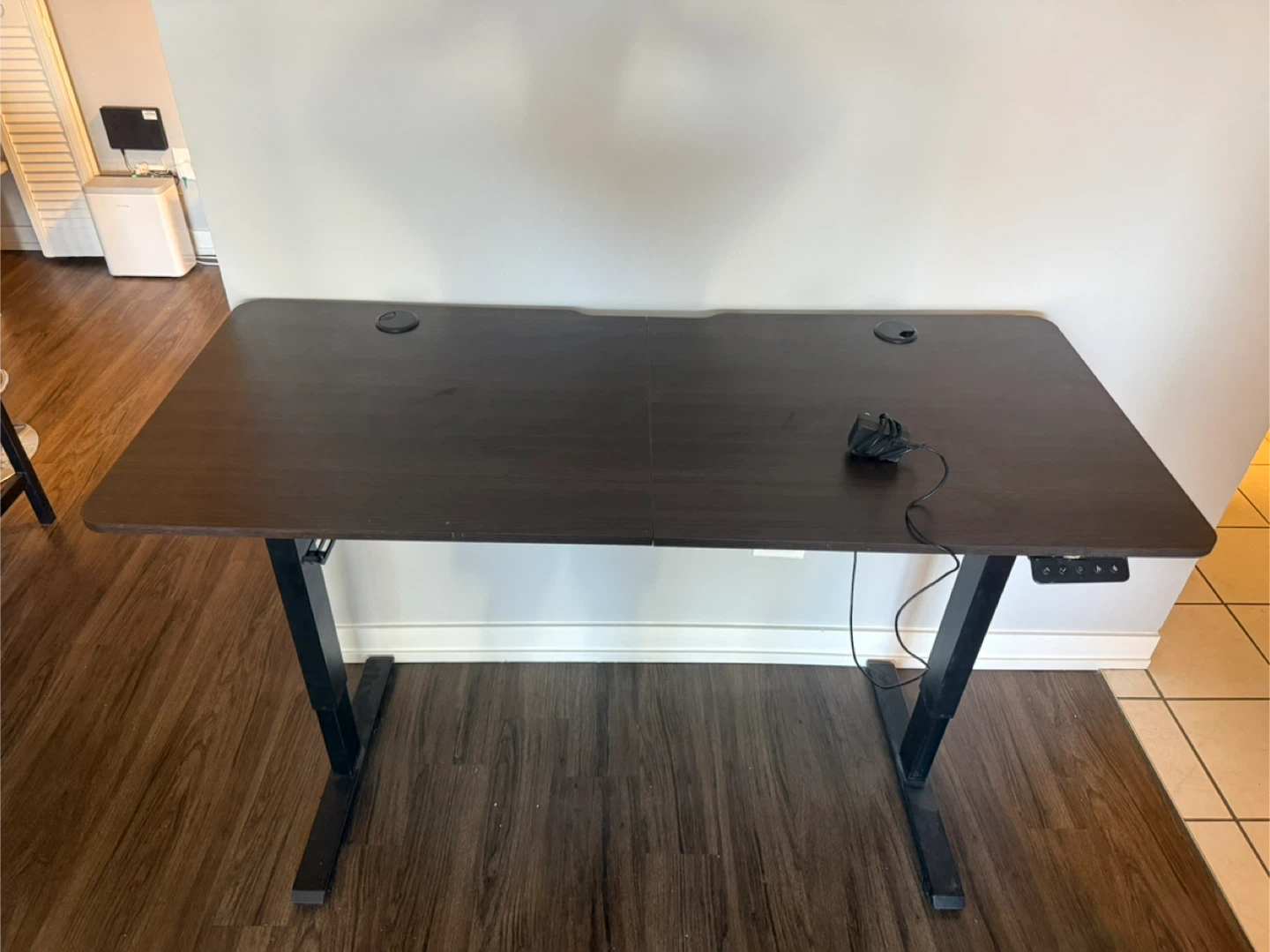 Standing Desk - Dark Wood Finish - photo 2