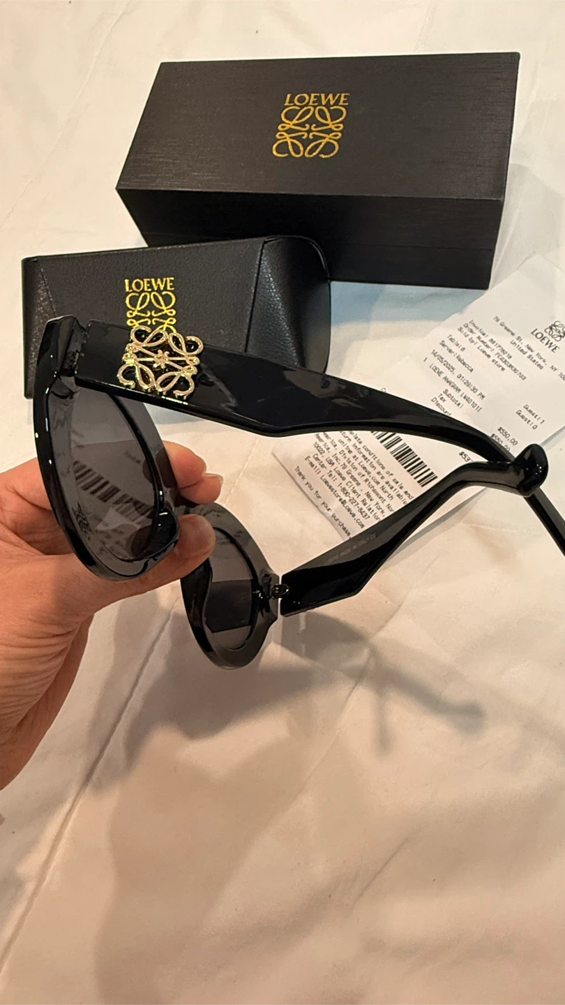 Loewe Black Oval Sunglasses - photo 3