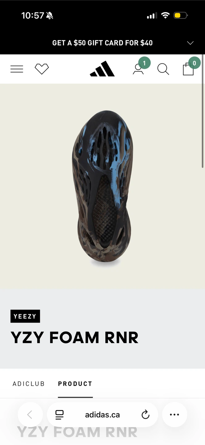 Adidas Yeezy Foam Runner Cinder - photo 3
