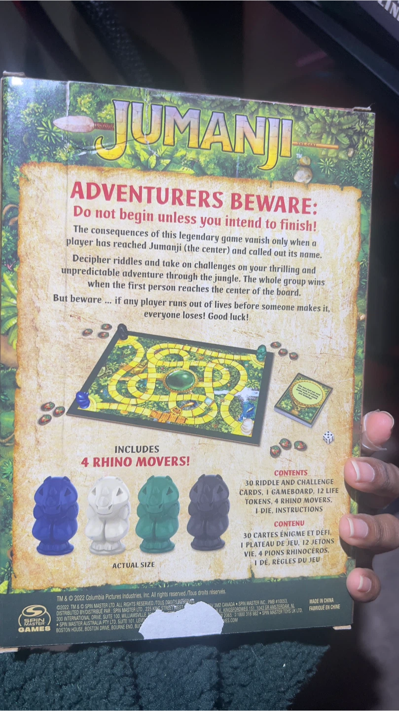 Family Board Game Bundle – Jumanji + Escape Room Game – $20 - photo 4